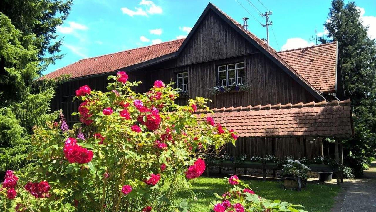 Albler-Nest Auf Hofgut Kuche Apartment Burladingen Luaran gambar